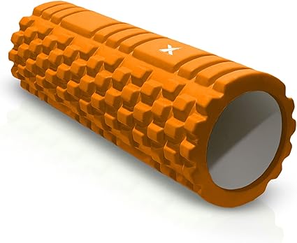 Different coloured foam rollers