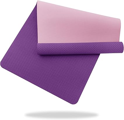 Different coloured yoga mat