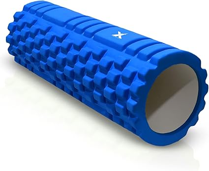 Different coloured foam rollers