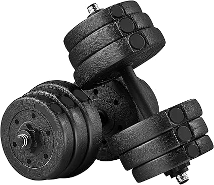 Heavier set of dumbbells
